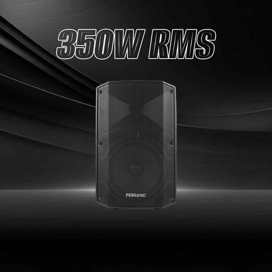 PERSANG MAX 15R 30.48cm 350 PA Speaker with Stereo Bass Woofer with Class D Amplifier Back Panel, Multi Connectivity with 2X Combo input, 2*XLR output, Mic, Echo, Volume & Guitar Controls Persang Karaoke