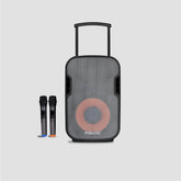 Persang Octane 9 N (15) 38.1 Singing Trolley Bluetooth Speaker with 2X UHF Mic & Remote, 50 Watts RMS / 500 PMPO, Upto 4 Hrs Playtime,FM,Bluetooth, USB/SD Card/AUX | EQ Modes & Reactive RGB Lights Persang Karaoke