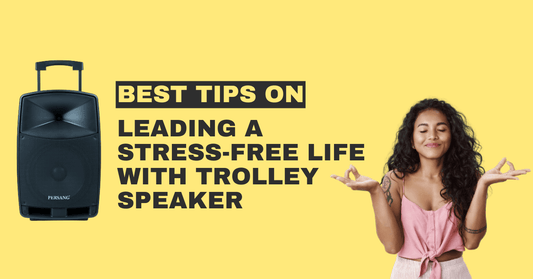 How having a Trolley Speaker can help you in leading a stress-free life!