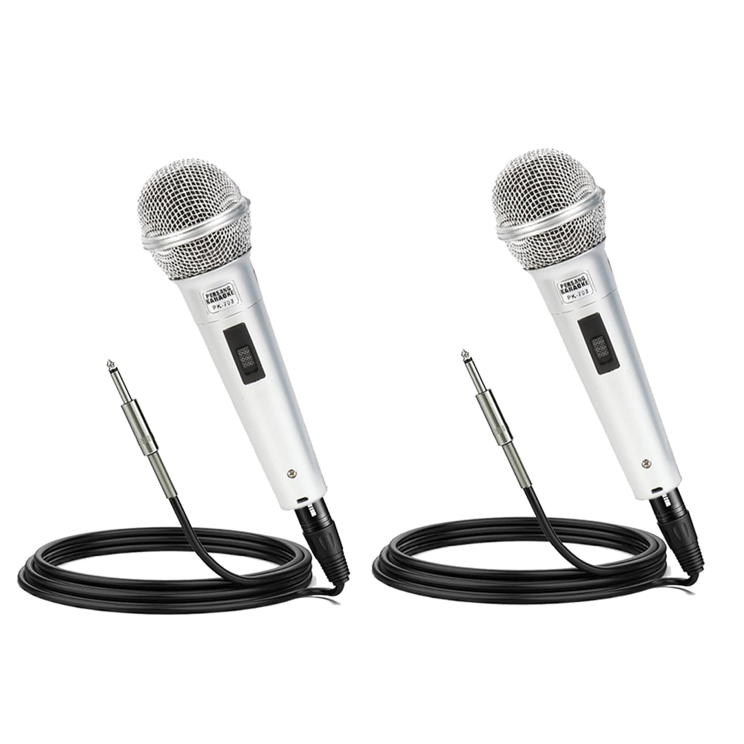 PK703 dual Wired Microphone
