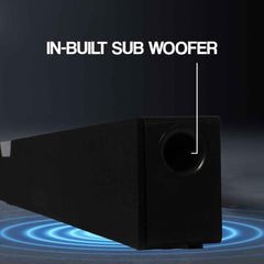 PERSANG Amigo Soundbar 140 Watts RMS | 2.1 CH Wooden Soundbar with in-Built Sub Woofer | Bluetooth 4.0 | Wall Mountable | Fully Function Remote Control | Component and Optical Input | AUX and CO Axial