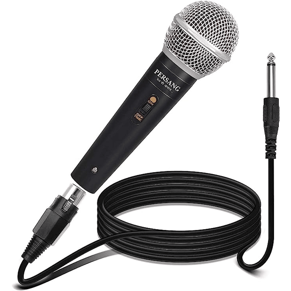 RM-580 Professional Vocal MicrophonePersang Rm-580 Professional Vocal Wired Microphone | Wired Handheld Mic With On And Off Switch | Xlr Dynamic Mic (Wired Microphone)