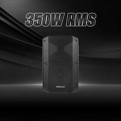 PERSANG MAX 15R 30.48cm 350 PA Speaker with Stereo Bass Woofer with Class D Amplifier Back Panel, Multi Connectivity with 2X Combo input, 2*XLR output, Mic, Echo, Volume & Guitar Controls