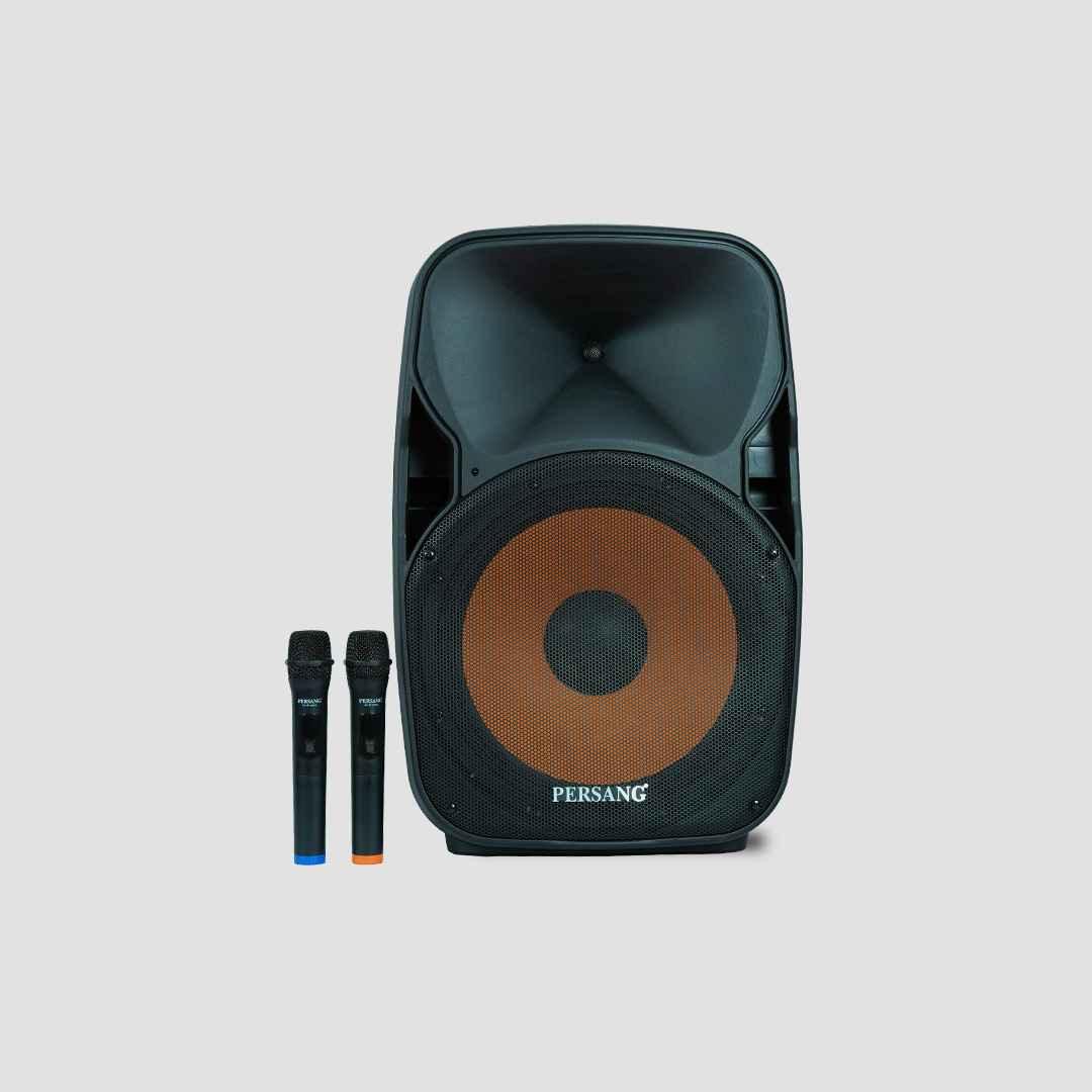 PERSANG Lucas 150W RMS PA Speaker with Bass 38.1CM Woofer, Vocal Recording, with Multi-Connectivity Bluetooth, SD Card,USB | Support Computer, LED TV, Mobile, Laptop