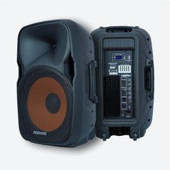 PERSANG Lucas 150W RMS PA Speaker with Bass 38.1CM Woofer, Vocal Recording, with Multi-Connectivity Bluetooth, SD Card,USB | Support Computer, LED TV, Mobile, Laptop