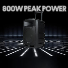 PERSANG Octane 9 Premium Singing Trolley Speaker (15) 38.10 cms | 2X UHF Wireless Mic | Upto 6 Hours Playtime | 800W peak, 38.1 cm Driver, Bluetooth, Aux, USB, SD Card & FM | 1 Year Warranty