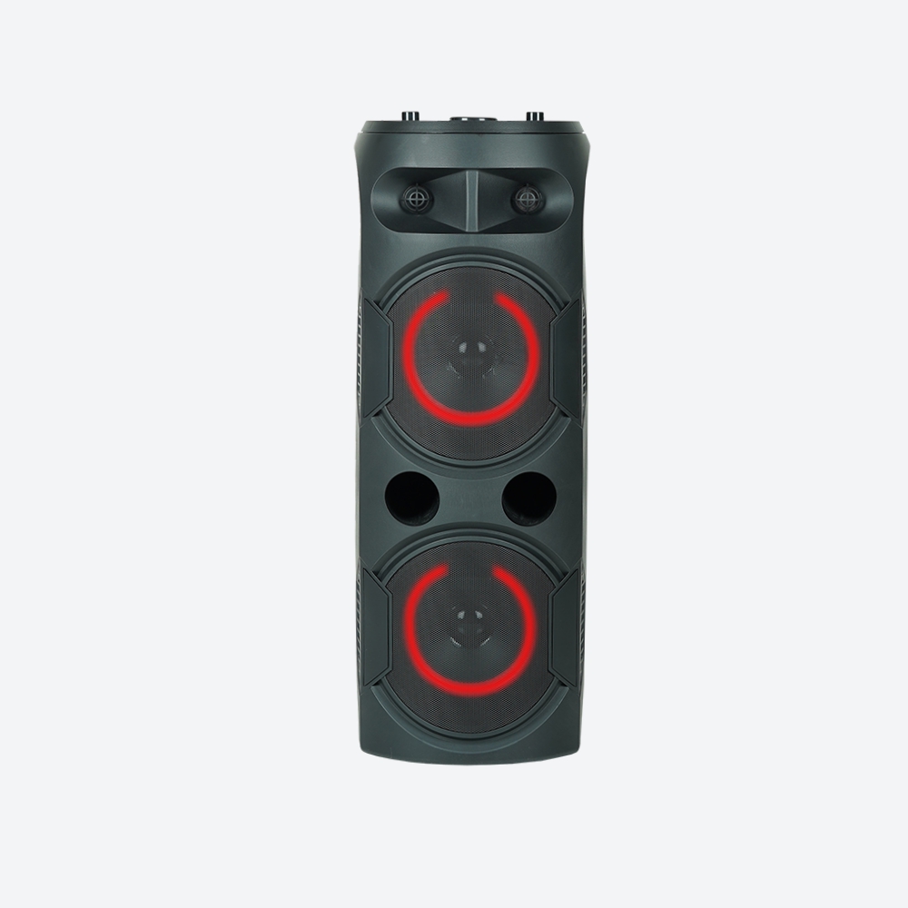 Onyx 6.5 Tower Party Speaker with Dual Driver Woofers, Party Light, 4 Mode Equilizer and good bass